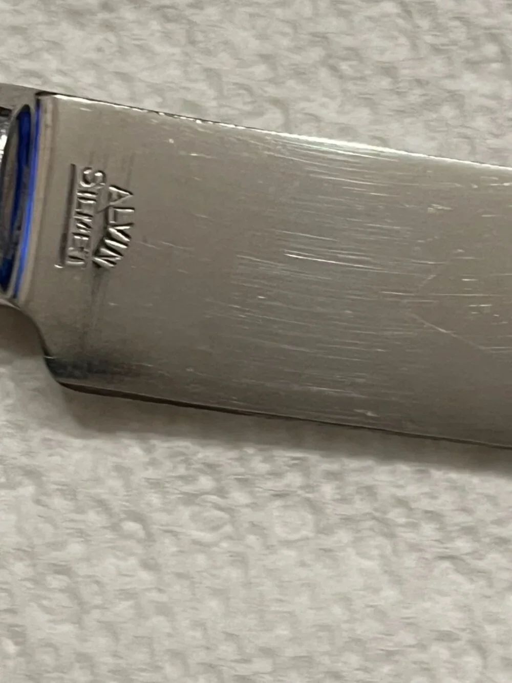 Vintage Alvin Silmet George Washington Silverplate Knives Set 6